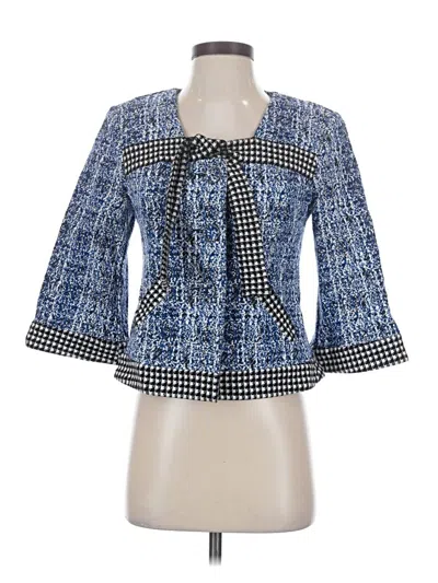 Pre-owned Cabi Blazer Jacket In Blue