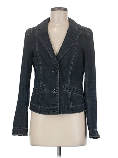 Pre-owned Cabi Blazer Jacket In Blue