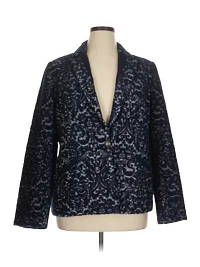 Pre-owned Cabi Blazer Jacket In Blue