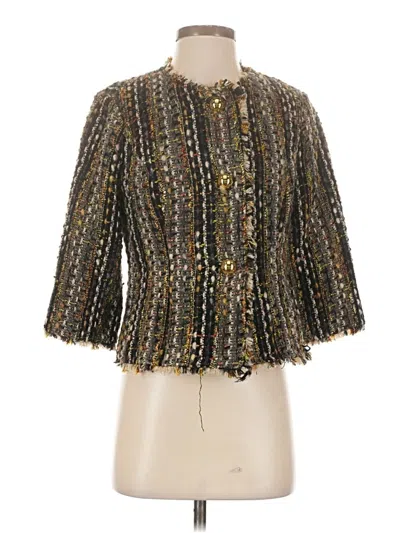 Pre-owned Cabi Blazer Jacket In Brown