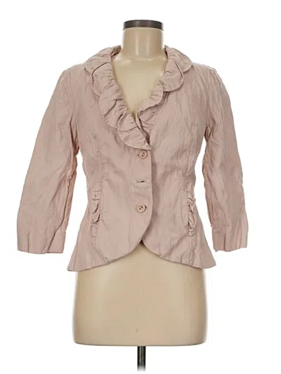 Pre-owned Cabi Blazer Jacket In Brown