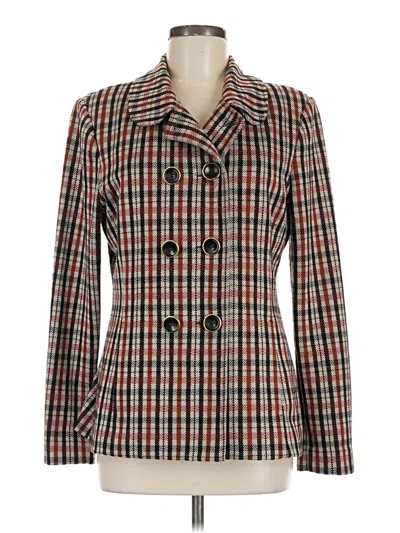 Pre-owned Cabi Blazer Jacket In Brown