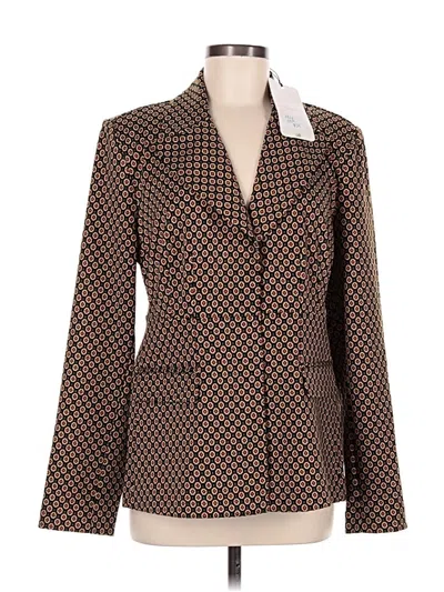 Pre-owned Cabi Blazer Jacket In Brown