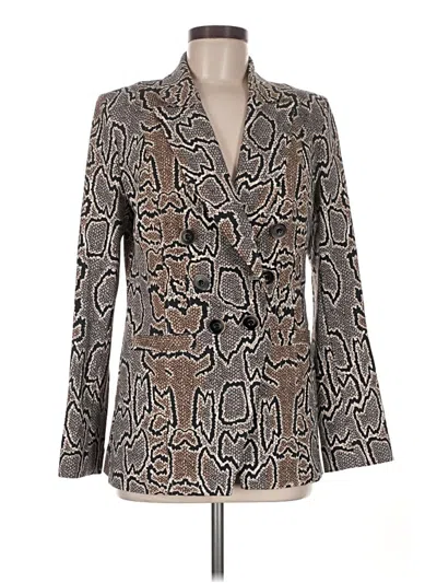 Pre-owned Cabi Blazer Jacket In Brown