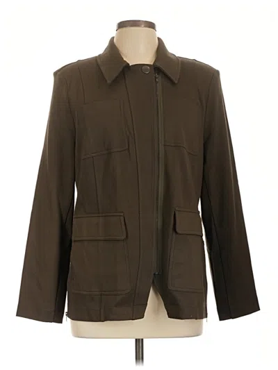 Pre-owned Cabi Blazer Jacket In Brown