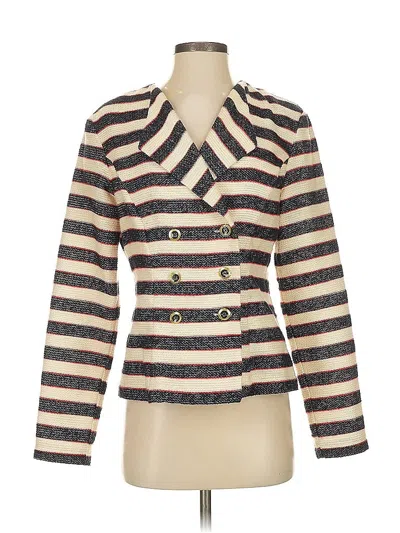 Pre-owned Cabi Blazer Jacket In Gold