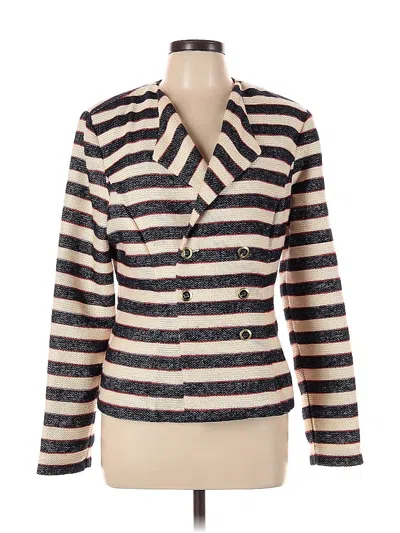 Pre-owned Cabi Blazer Jacket In Gold