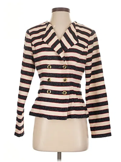 Pre-owned Cabi Blazer Jacket In Gold