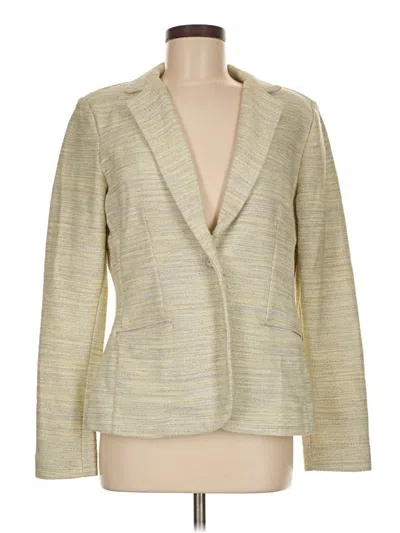 Pre-owned Cabi Blazer Jacket In Gold