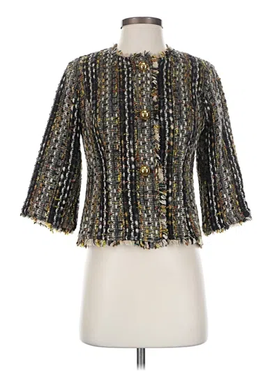 Pre-owned Cabi Blazer Jacket In Gold