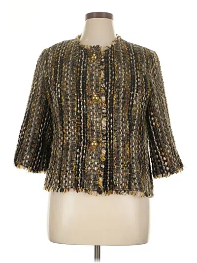 Pre-owned Cabi Blazer Jacket In Gold