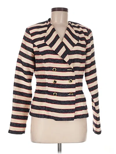 Pre-owned Cabi Blazer Jacket In Gold