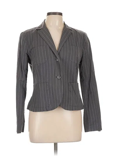 Pre-owned Cabi Blazer Jacket In Gray