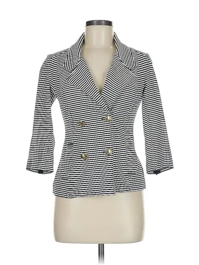 Pre-owned Cabi Blazer Jacket In Gray