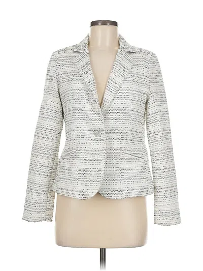 Pre-owned Cabi Blazer Jacket In Gray