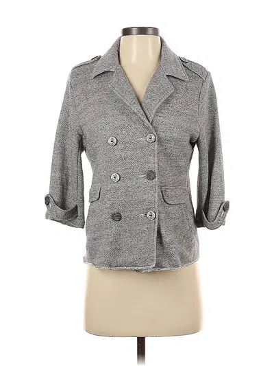 Pre-owned Cabi Blazer Jacket In Gray