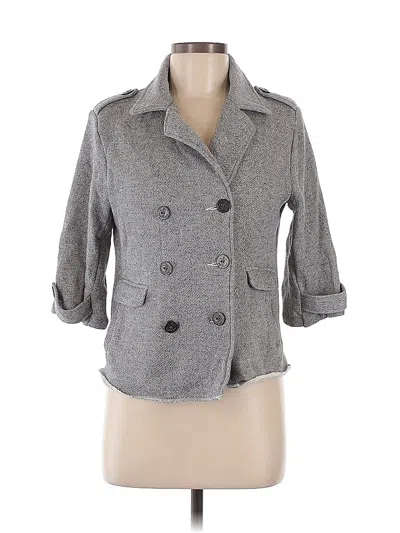 Pre-owned Cabi Blazer Jacket In Gray