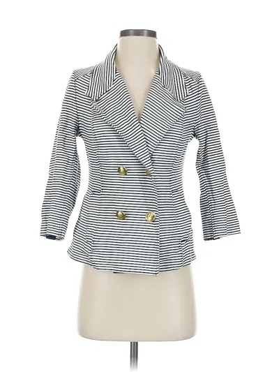 Pre-owned Cabi Blazer Jacket In Gray