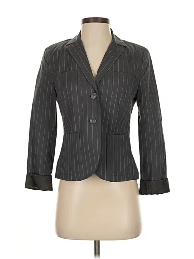 Pre-owned Cabi Blazer Jacket In Gray