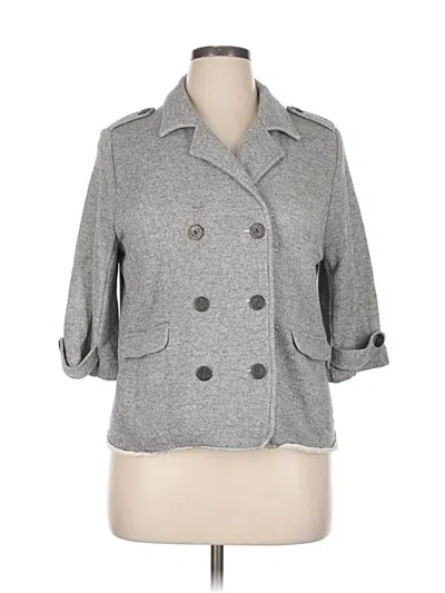 Pre-owned Cabi Blazer Jacket In Gray