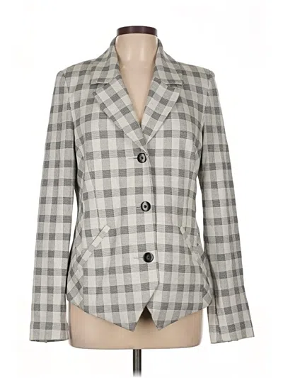 Pre-owned Cabi Blazer Jacket In Gray