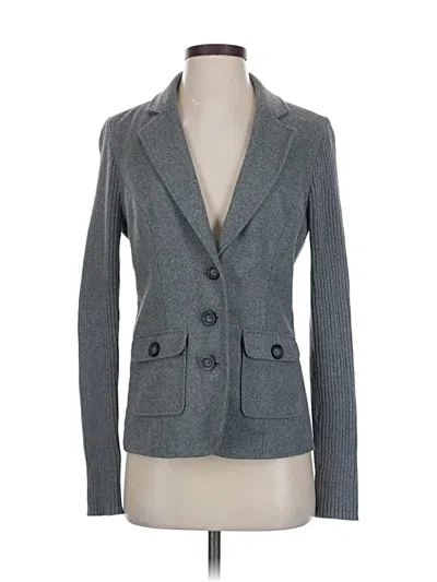 Pre-owned Cabi Blazer Jacket In Gray