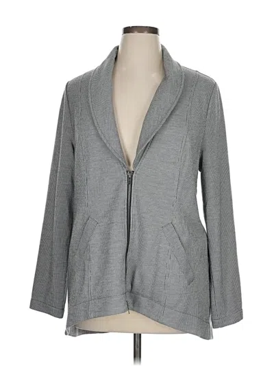 Pre-owned Cabi Blazer Jacket In Gray