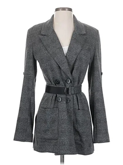 Pre-owned Cabi Blazer Jacket In Gray