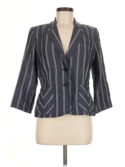 Pre-owned Cabi Blazer Jacket In Gray