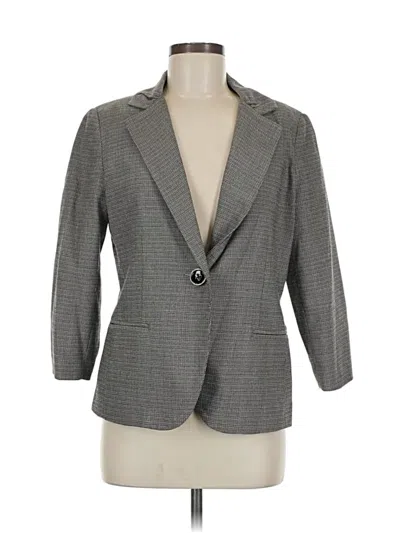 Pre-owned Cabi Blazer Jacket In Gray