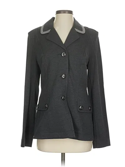 Pre-owned Cabi Blazer Jacket In Gray
