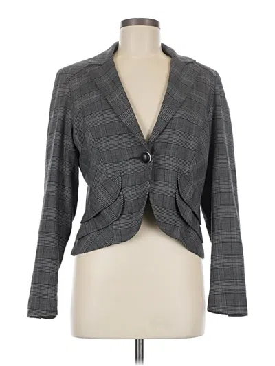 Pre-owned Cabi Blazer Jacket In Gray