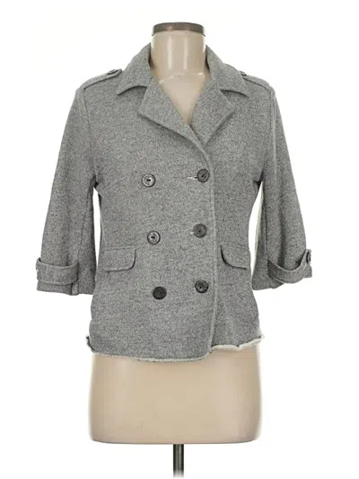 Pre-owned Cabi Blazer Jacket In Gray