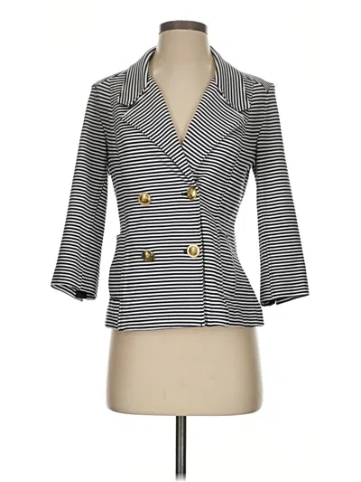Pre-owned Cabi Blazer Jacket In Gray