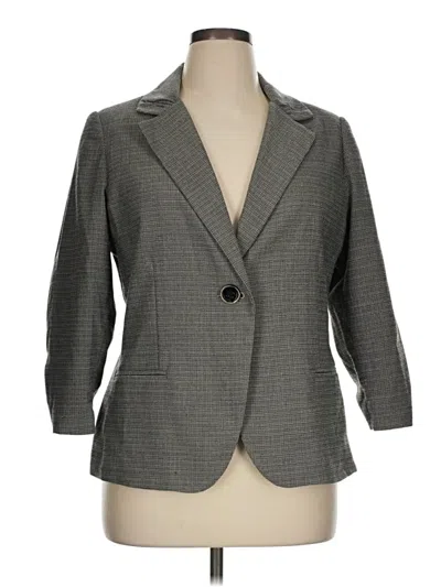 Pre-owned Cabi Blazer Jacket In Gray
