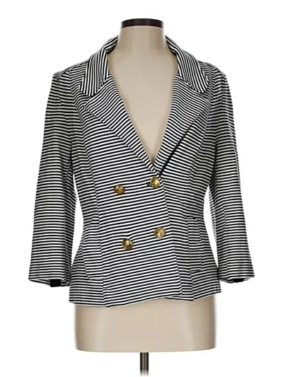 Pre-owned Cabi Blazer Jacket In Gray