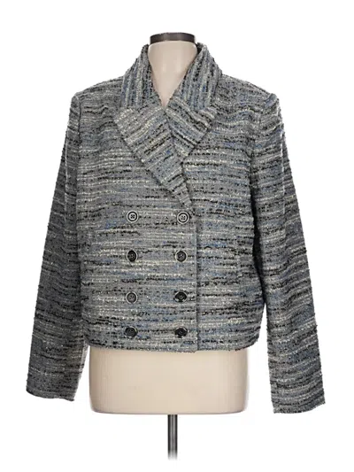 Pre-owned Cabi Blazer Jacket In Gray