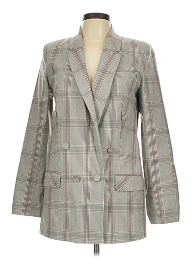 Pre-owned Cabi Blazer Jacket In Gray