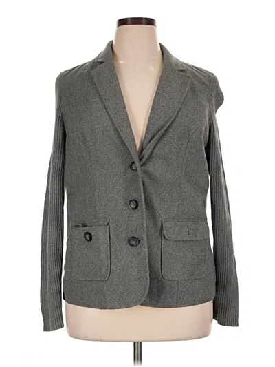 Pre-owned Cabi Blazer Jacket In Gray