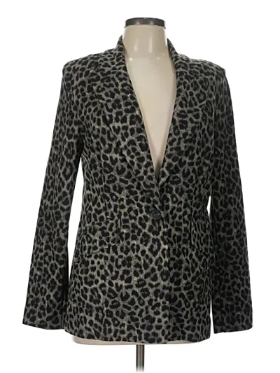 Pre-owned Cabi Blazer Jacket In Gray