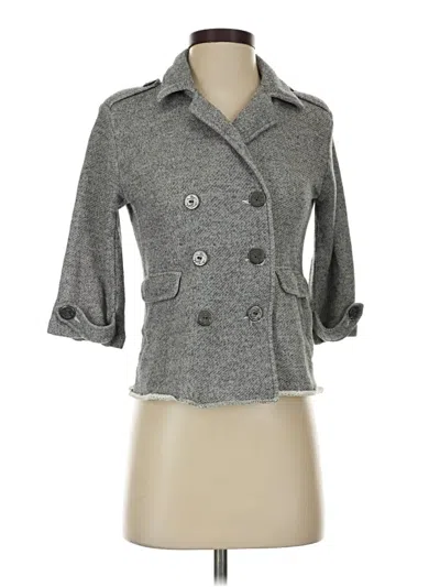 Pre-owned Cabi Blazer Jacket In Gray