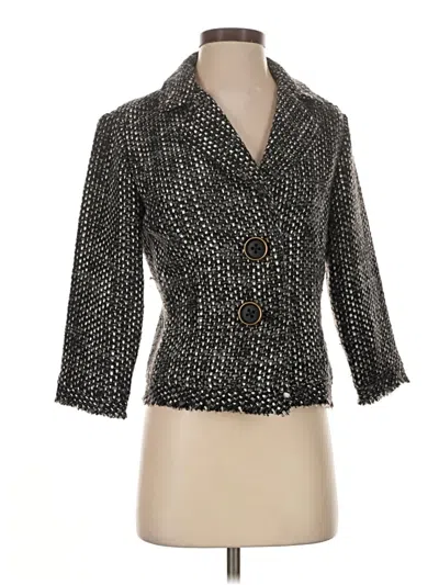 Pre-owned Cabi Blazer Jacket In Gray