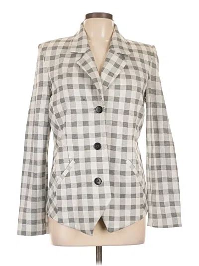 Pre-owned Cabi Blazer Jacket In Gray