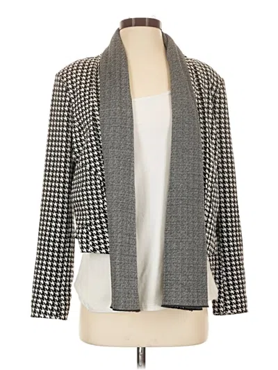 Pre-owned Cabi Blazer Jacket In Gray