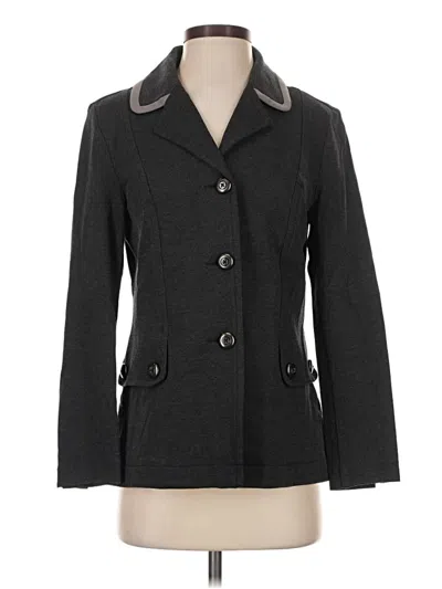 Pre-owned Cabi Blazer Jacket In Gray