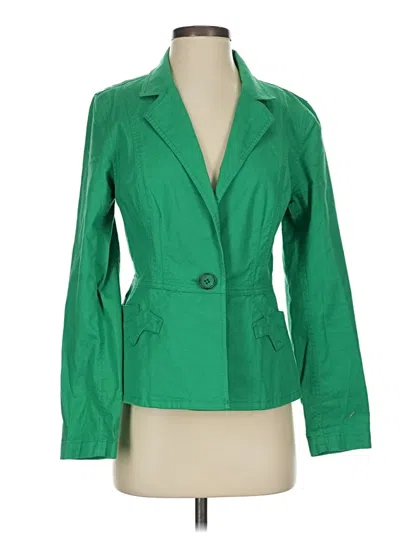 Pre-owned Cabi Blazer Jacket In Green