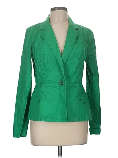 Pre-owned Cabi Blazer Jacket In Green
