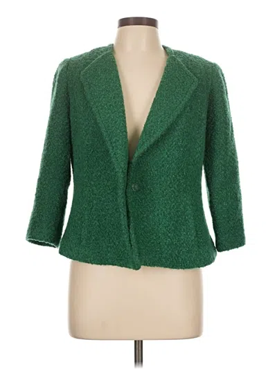 Pre-owned Cabi Blazer Jacket In Green