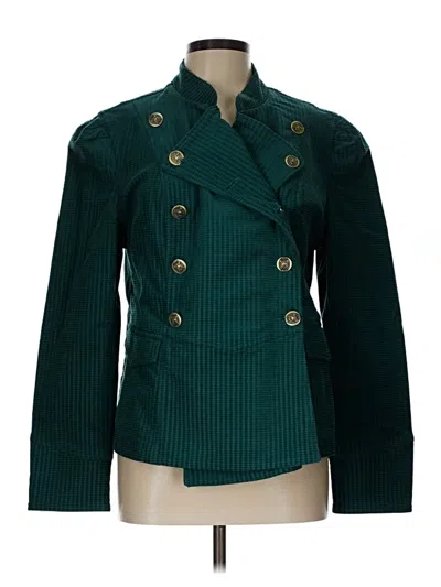 Pre-owned Cabi Blazer Jacket In Green
