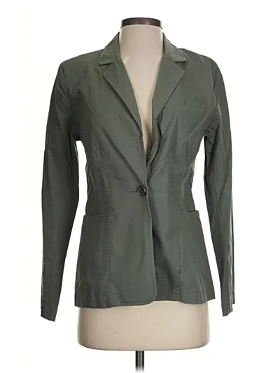 Pre-owned Cabi Blazer Jacket In Green